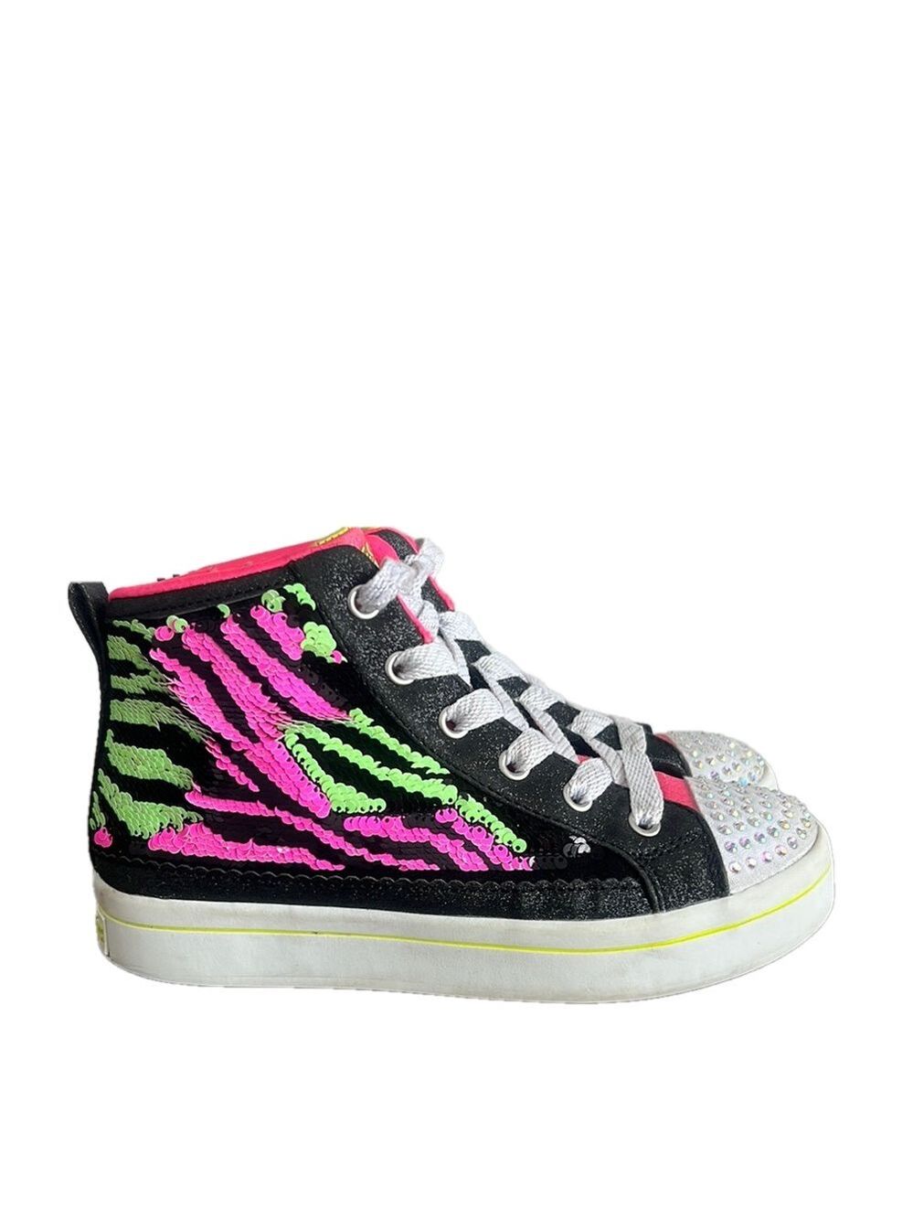 Skechers Flip Kicks High Top Youth Size 2 #874 - Picture 1 of 8